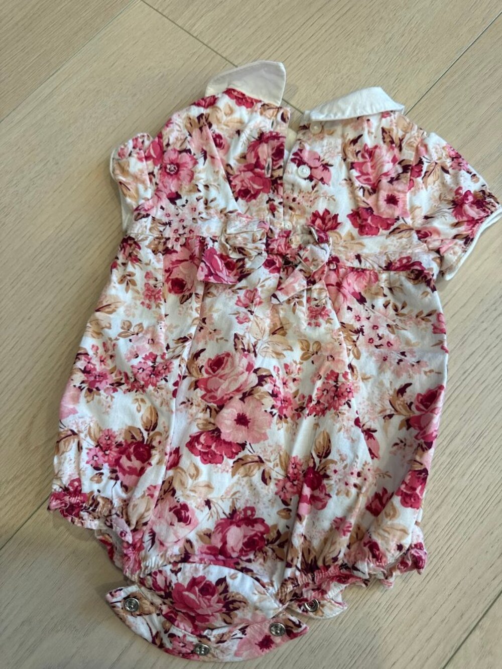 Janie and Jack One Piece 0-3M Floral - Picture 4 of 5